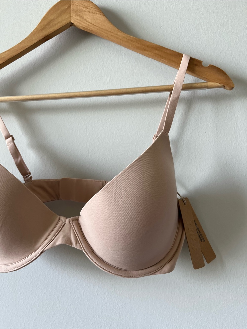 SKIMS Fits Everybody Scoop Plunge Bra 34D NWT Mica Color - Picture 3 of 10